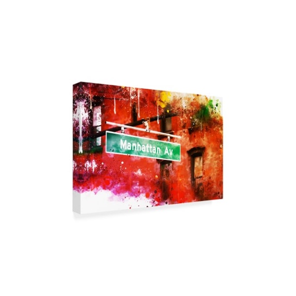 Philippe Hugonnard 'NYC Watercolor Collection - Manhattan Avenue' Canvas Art,12x19